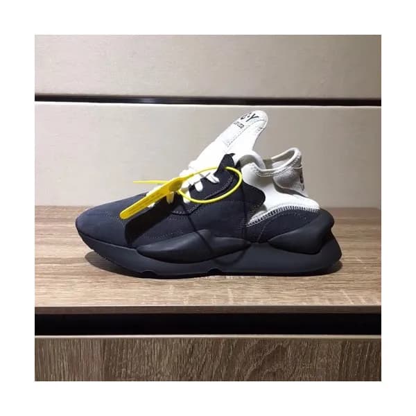 Y-3 2019 Mens Leather Sneakers - 요지야마모토 2019 남성용 레… - 1