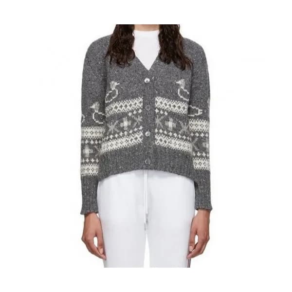Thom Browne 2019 Womens Strap V-neck Cardigan - 톰브… - 1