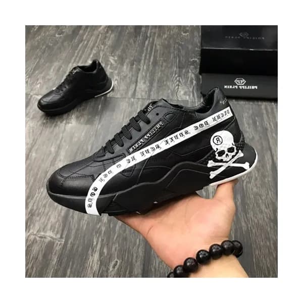 Philipp plein 2019 Mens Leather Sneakers - 필립플레인 … - 1
