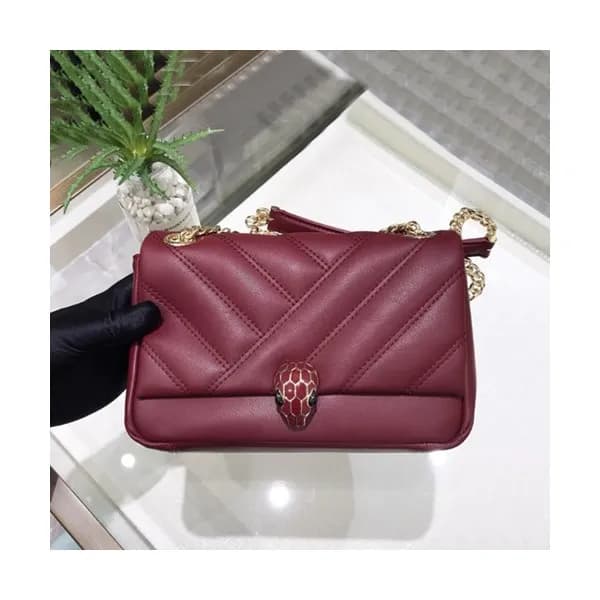 Bvlgari 2019 Serpenti Cabochon Chain Shoulder Bag,… - 1