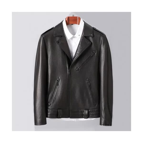 Louis vuitton 2019 Mens Logo Leather Jacket - 루이비통… - 1