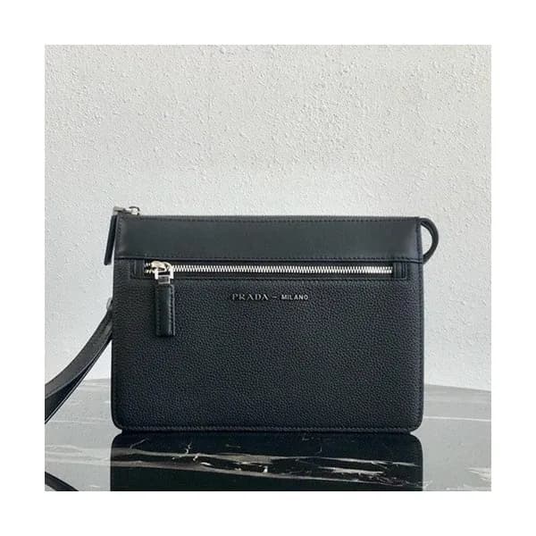 Prada 2019 Mens Clutch Bag,26CM - 프라다 2019 남성용 클러치… - 1