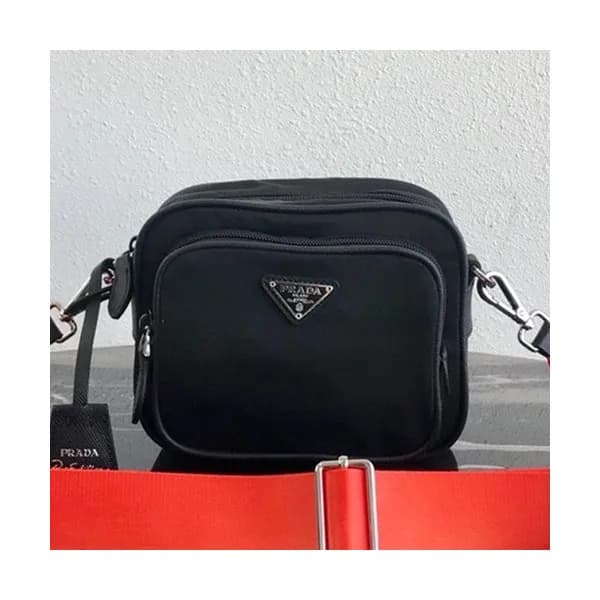 Prada 2019 Camera Nylon Shoulder Bag,14.5cm - 프라다 … - 1