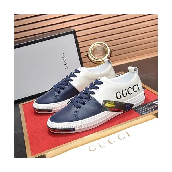 Gucci 2020 Mens Leather Sneakers - 구찌 2020 남성용 레더 … - 1