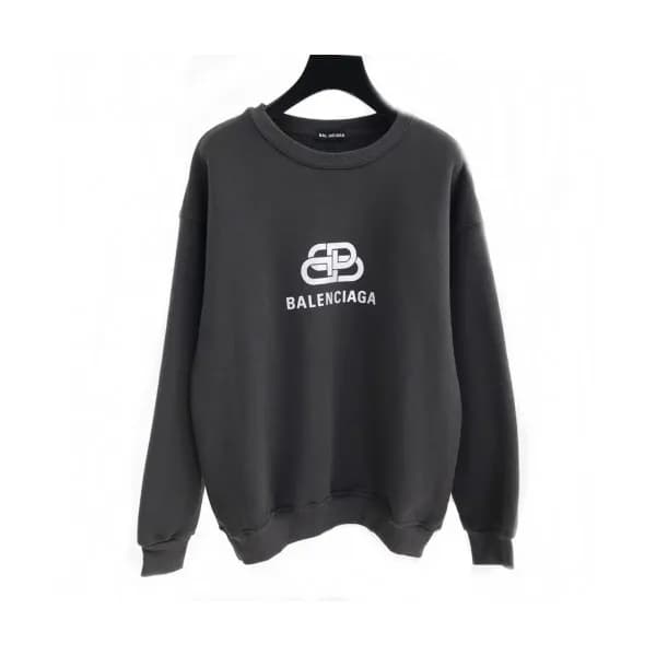 [발렌시아가]Balenciaga 2020 Mens Logo Crew-neck Cotton … - 1