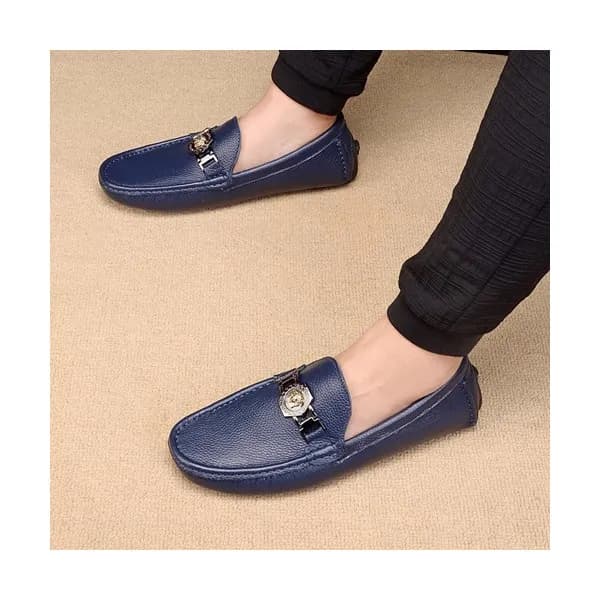 Versace 2020 Mens Leather Loafer - 베르사체 2020 남성용 … - 1