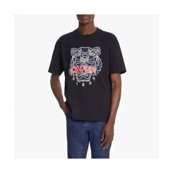 [겐조]Kenzo 2020 Mm/Wm Tiger Cotton Short Sleeved Ts… - 1