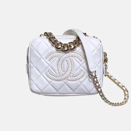 Chanel 2020 Leather Camera Chain Cross Bag,18CM - … - 1