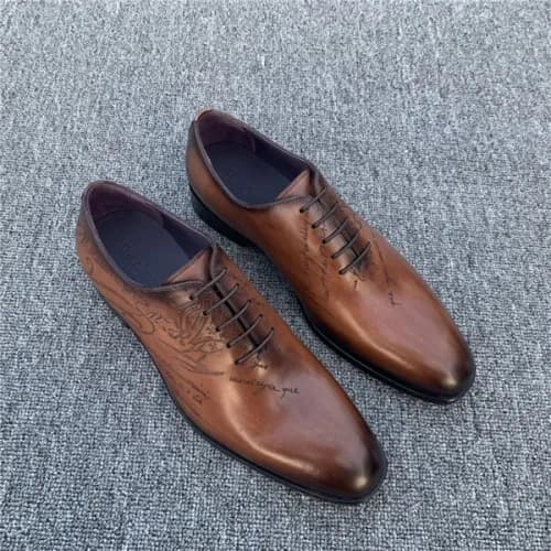 Berluti 2020 Men's Leather Oxford Shoes - 벨루티 … - 1