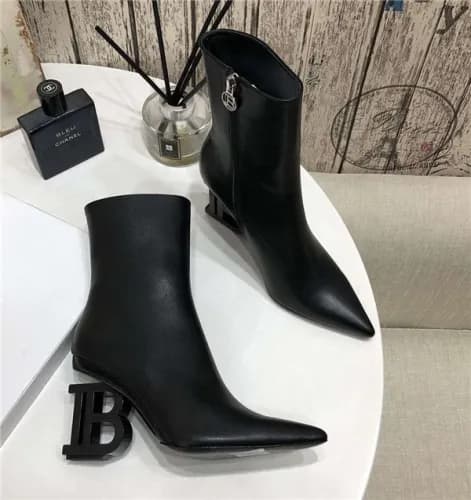 Balmain 2020 Women's Leather Ankle Boots - 발망 … - 1