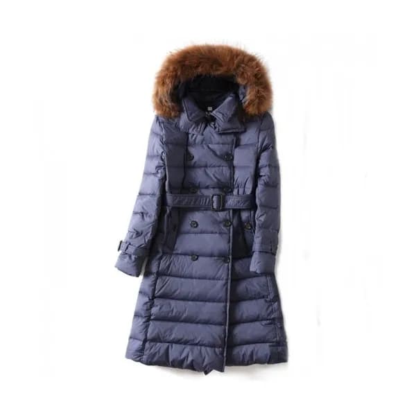 Burberry 2021 Womens Logo Duck Down Long Padding -… - 1