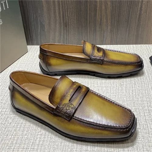 Berluti 2021 Men's Leather Oxford Shoes - 벨루티 … - 1