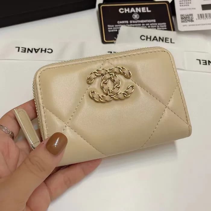 Chanel 2025 Womens Leather Coin purse/Card purse,1… - 1