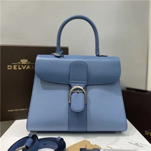 [델보]Delvaux 2021 Brillant Tote Shoulder Bag,28cm -… - 1