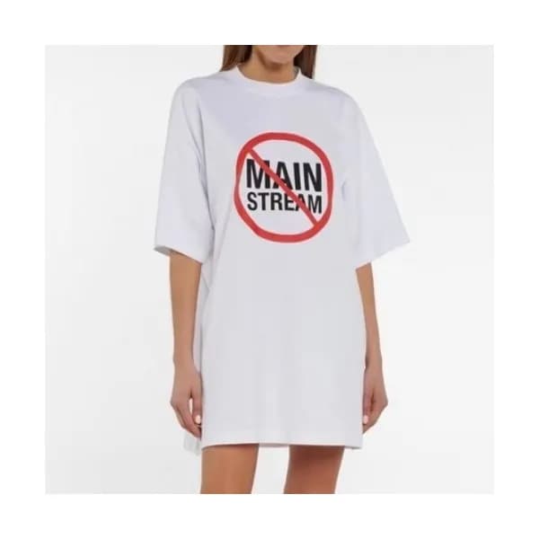 Vetements Mm/Wm Printing Logo Cotton Short Sleeve… - 1