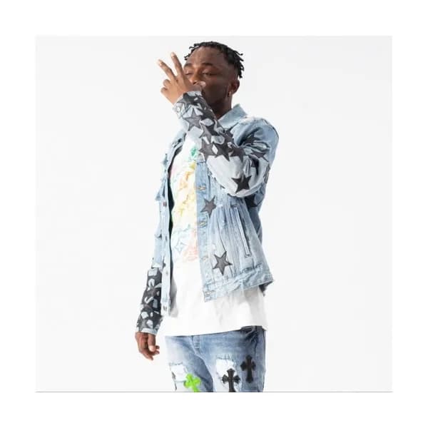 Amiri Mens Casual Denim Jackets Blue - 아미리 2021 남… - 1
