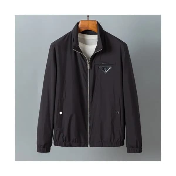 Prada Mens Logo Casual Jackets Black - 프라다 2021 남… - 1