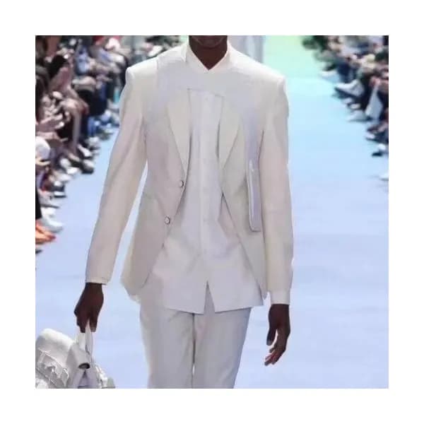 Louis vuitton Mens Logo Suit Jackets White - 루이비통… - 1