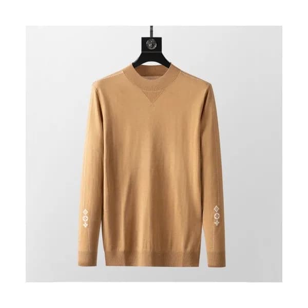 Louis vuitton Mens Casual Wool Sweaters Camel - 루… - 1