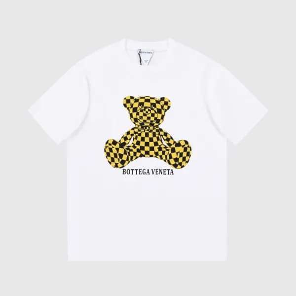 보테가 남/녀 크루넥 화이트 반팔티 - Unisex White Tshirts - bot02… - 1