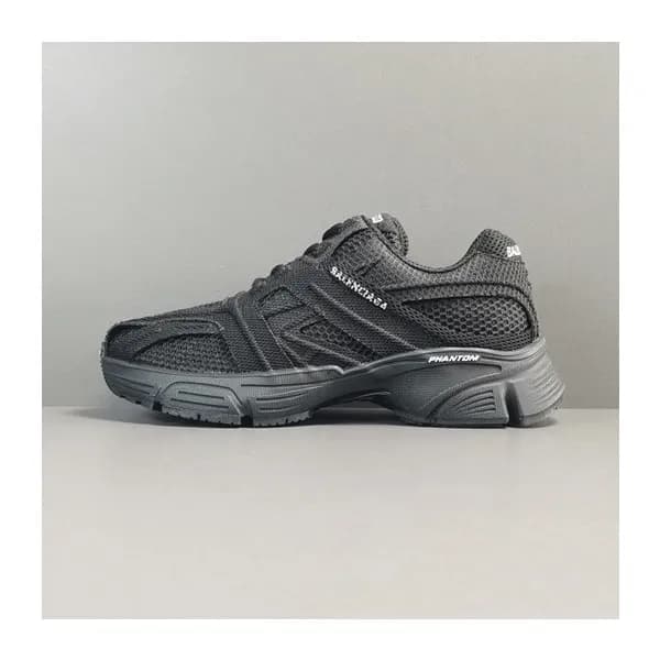 발렌시아가 남/녀 Trainer 블랙 스니커즈 - Unisex Black Sneakers … - 1