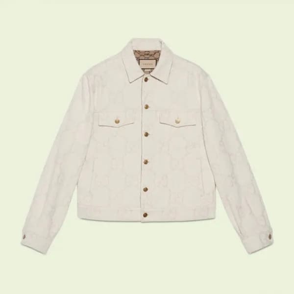 구찌 남성 캐쥬얼 아이보리 자켓 - Mens Ivory Jackets - guc05174x - 1