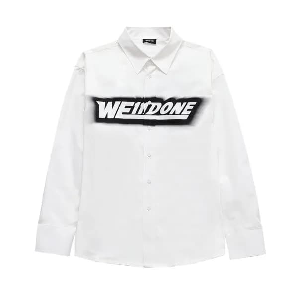 웰던 남/녀 캐쥬얼 화이트 셔츠- Welldone Unisex White Tshirts -…