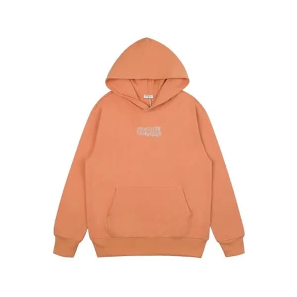 샤넬 남/녀 캐쥬얼 오렌지 후드티 - Chanel Unisex Orange Hoodie -… - 1