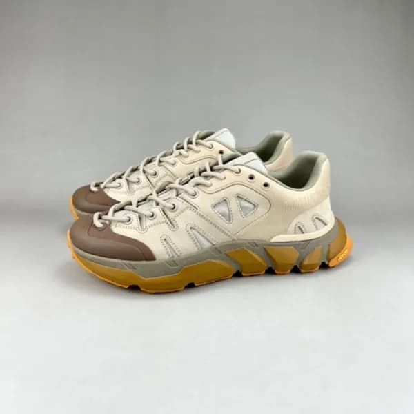 몽클레어 남성 베이지 스니커즈 - Moncler Mens Beige Sneakers - m… - 1
