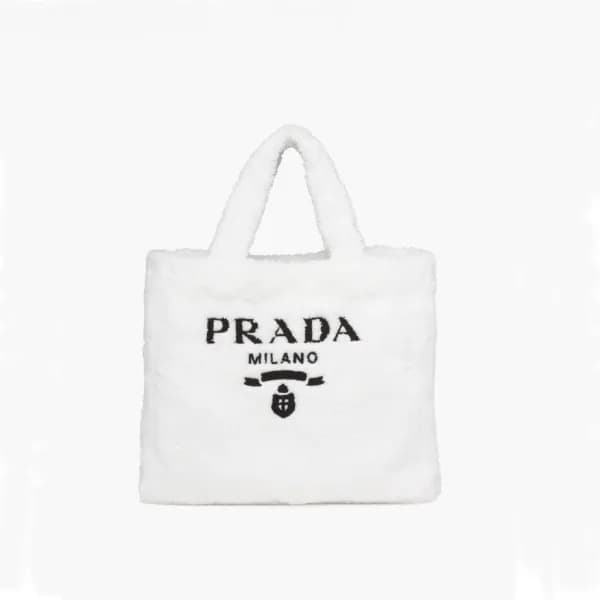 프라다 여성 화이트 토트백 - Prada Womens White Tote Bag - pr7… - 1