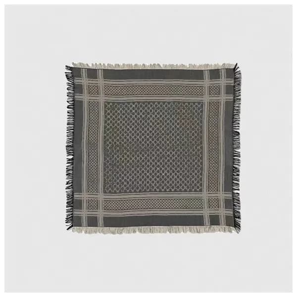 구찌 남/녀 그레이 머플러 - Gucci Unisex Gray Muffler - gu130… - 1