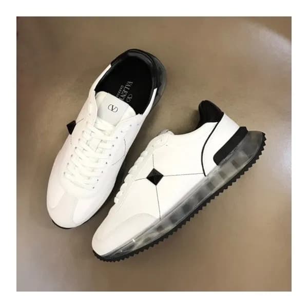 발렌티노 남/녀 모던 블랙 스니커즈 - Valentino Unisex Black Sneak… - 1