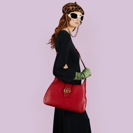 구찌 여성 레드 GG 크로스백- Gucci Womens Red Cross Bag - gu4… - 1