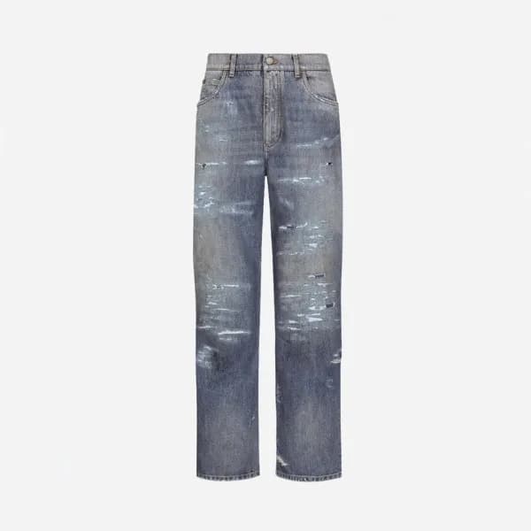 돌체앤가바나 남성 블루 청바지 - Dolce&Gabbana Mens Blue Jeans -… - 1