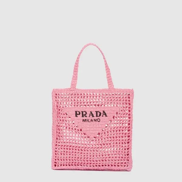 프라다 여성 크로셰 토트백 1BG393 - Prada Womens Crochet Tote … - 1