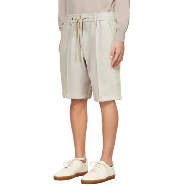 브루넬로쿠치넬리 남성 베이지 반바지 - Brunello Cucinelli Mens Beig… - 1