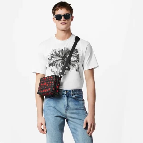 루이비통 남성 레드 카메라백 - Louis vuitton Mens Red Camera Ba… - 1