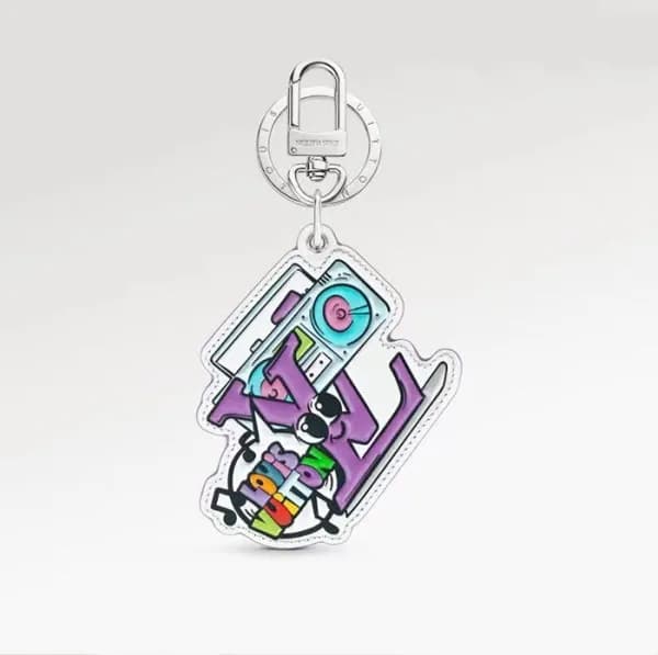 루이비통 남/녀 퍼플 키링 - Louis vuitton Unisex Purple Key-r…