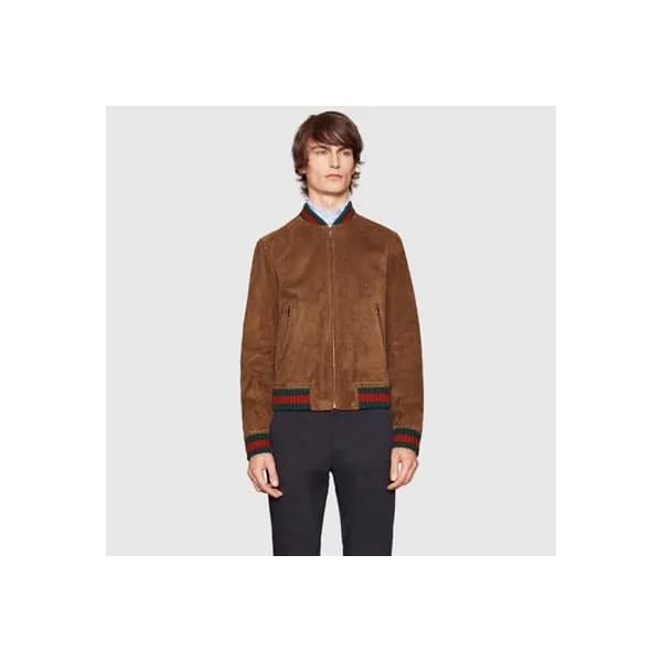 구찌 남성 브라운 집업 자켓 - Gucci Mens Brown Jackets - Gu948… - 1
