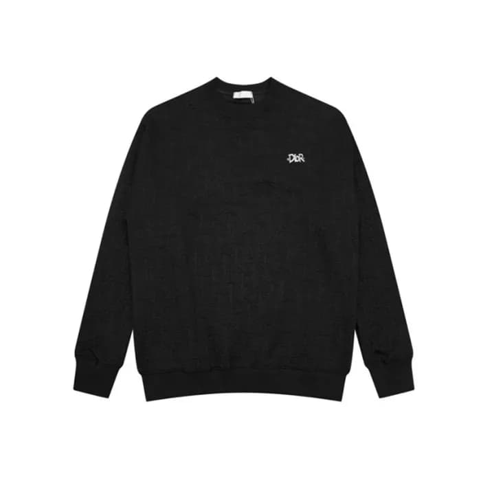 디올 남성 클래식 블랙 긴팔티 - Dior Mens Black Tshirts - di712… - 1