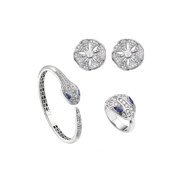 불가리 여성 화이트 골드 반지 - Bvlgari Womens White Gold Ring … - 1