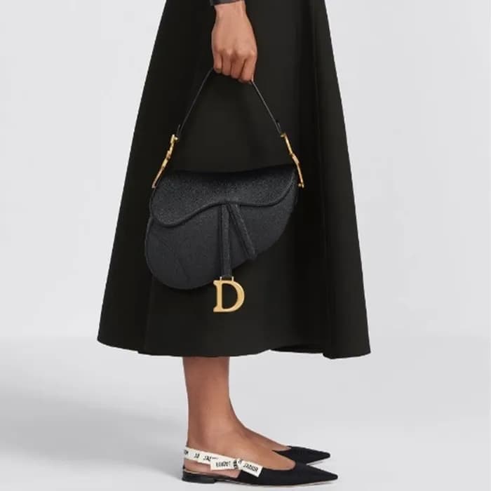 [당일배송] 크리스찬 디올 DIOR 올 블랙 ALL BLACK 새들 DIOR 숄더 스트랩 … - 1
