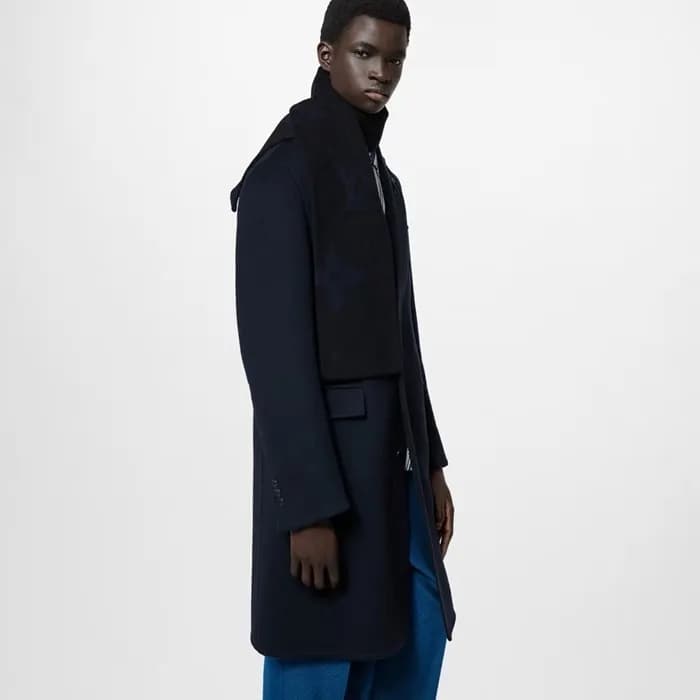 루이비통 남성 네이비 코트 - Louis vuitton Mens Navy Coats - l…
