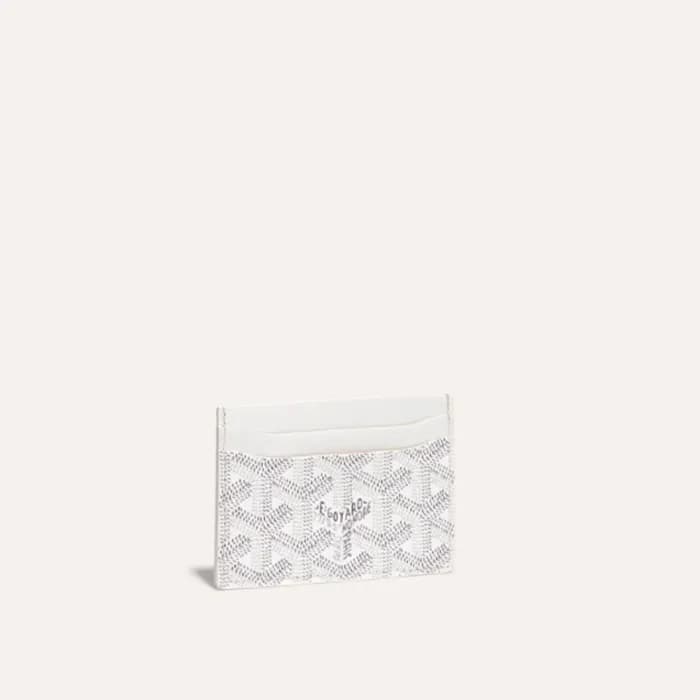 고야드 남/녀 화이트 생쉴피스 카드 홀더 - Goyard Unisex Saint Sulpi… - 1