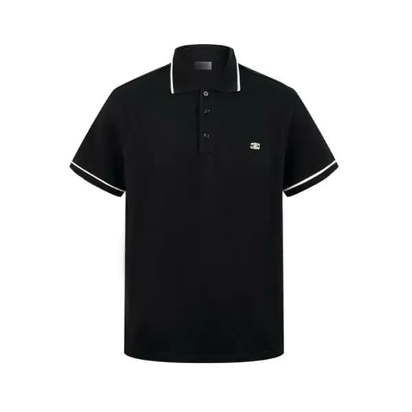 셀린느 남성 블랙 폴로 티셔츠 - Celine Mens Black Tshirts - cec… - 1