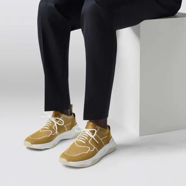 벨루티 남성 카멜 스니커즈 - Berluti Mens Shadow Sneakers - be… - 1