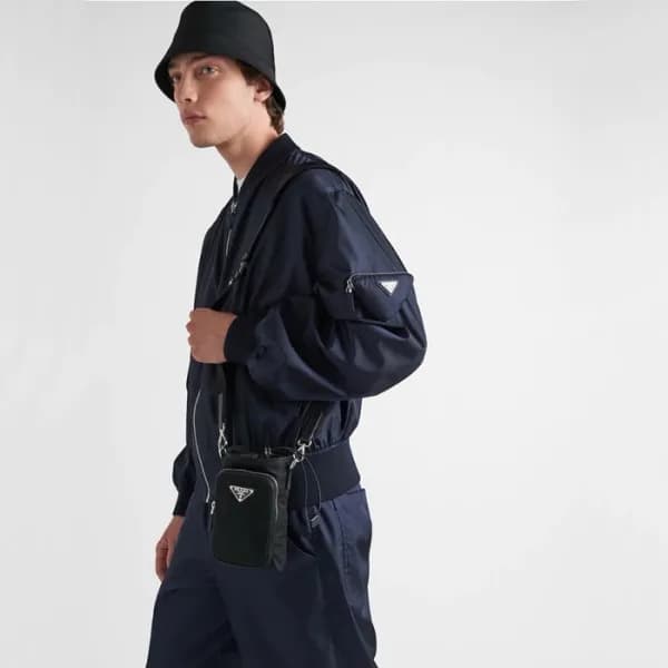 프라다 남성 블랙 카메라 백 2ZH155 - Prada Mens Black Camera B… - 1