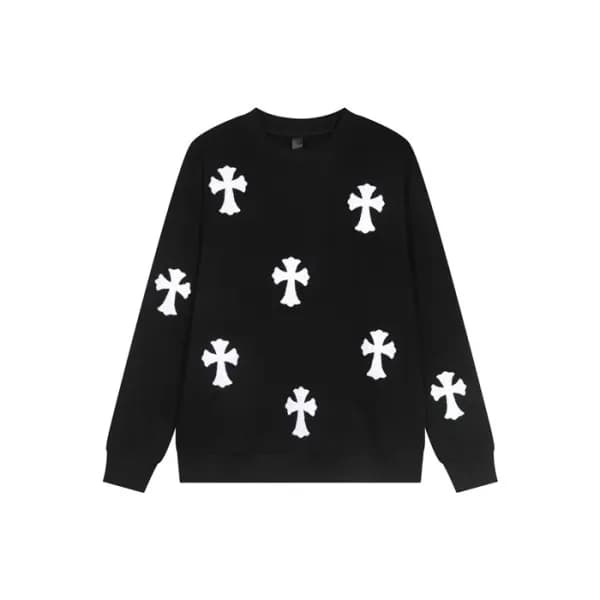 크롬하츠 남성 라운드 맨투맨 - Chrome Hearts Mens Round Tshirt … - 1