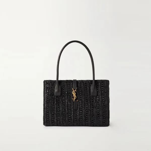 입생로랑 여성 라피아 토트백 - Saint Laurent Womens Raffia Tote… - 1