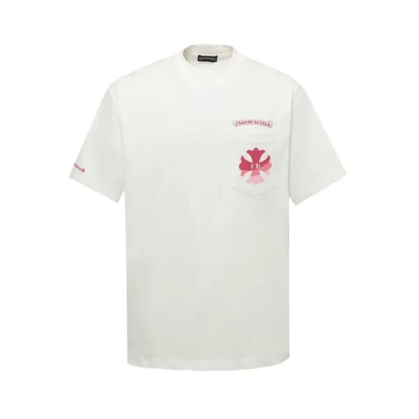 크롬하츠 남성 라운드 반팔티 - Chrom Hearts Mens Round Tshirt -… - 1